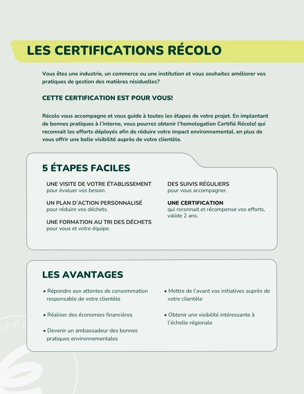 Certifie Recolo 2026 page 2